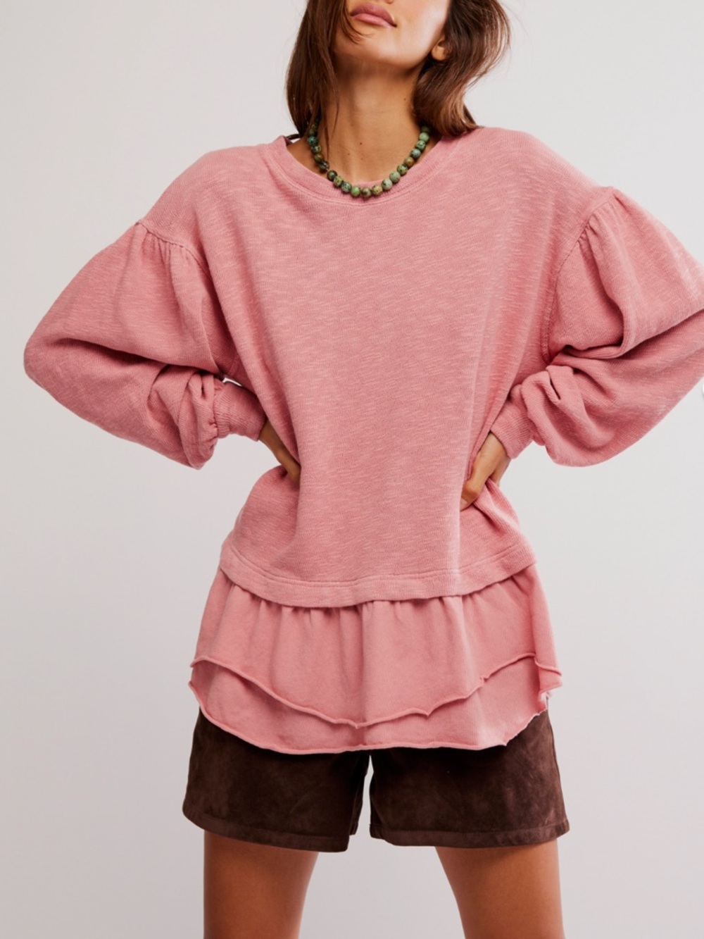 Free People Maddie Long Sleeve Top